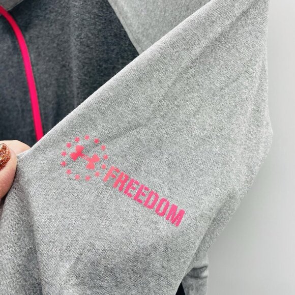Under Armour Womens Size Large Freedom Tech Tactical Half Zip Pullover $45 2629 - Picture 5 of 11